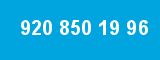 920 850 19 96